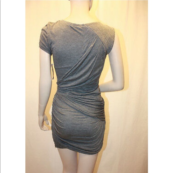 BCBGMaxAzaria gray dress - Picture 3 of 7